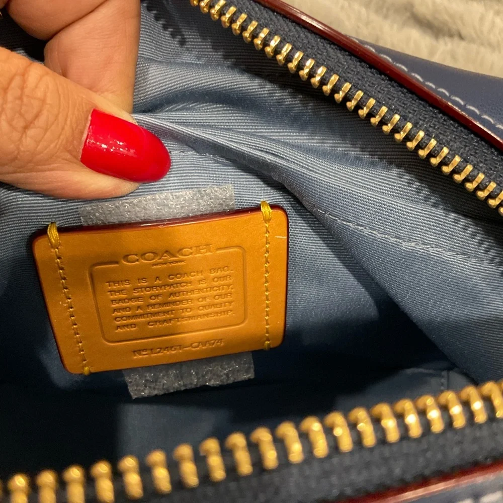 COACH JAMIE CAMERA BAG IN SIGNATURE DENIM - Picture 6 of 8